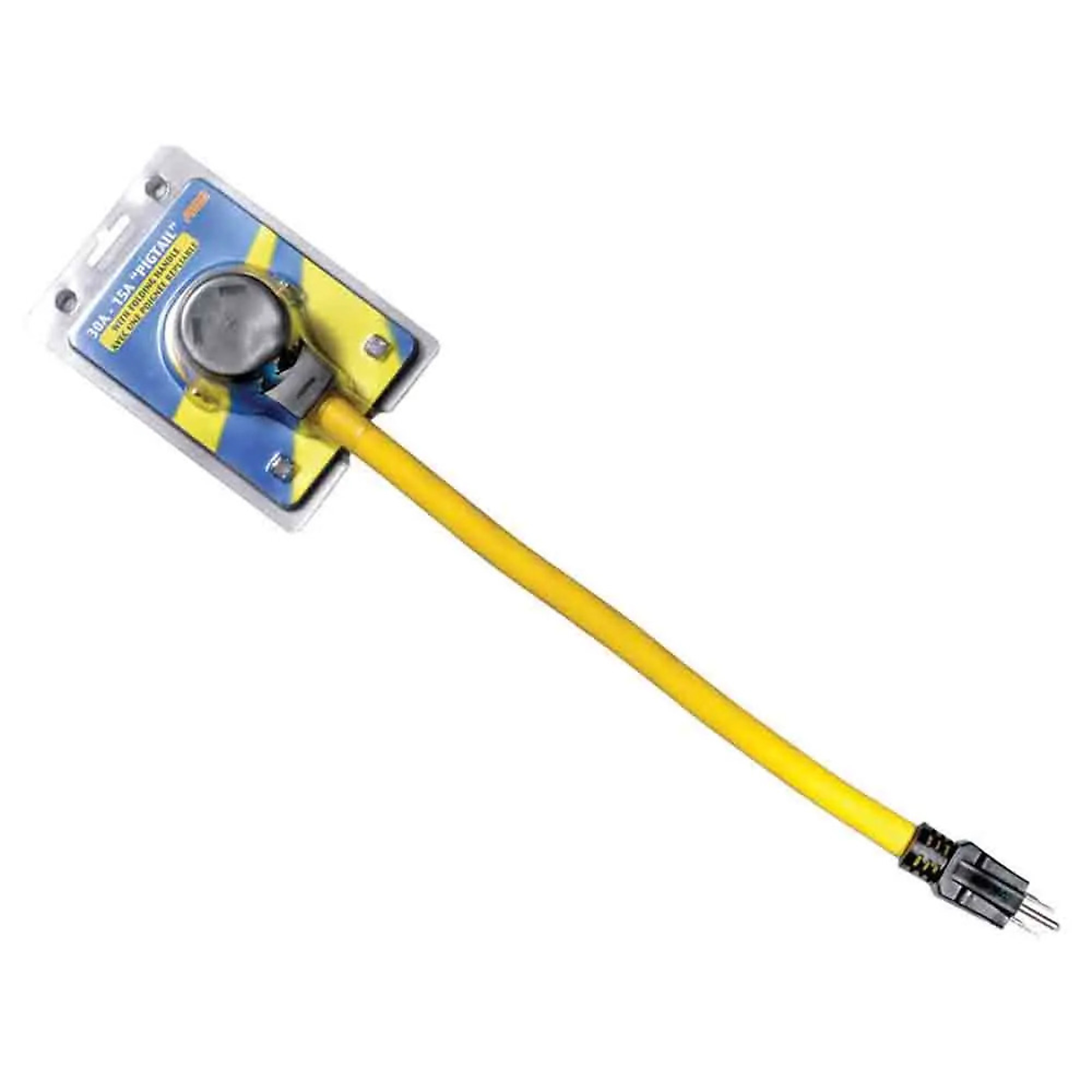 Husky Premium Series Temporary Pigtail Adapter — 110-Volt, 18in., Handle, Model# 14365
